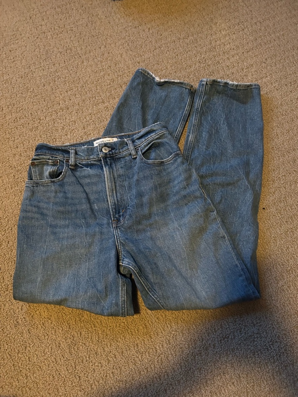 Abercrombie & Fitch the ‘90s Straight Ultra High Rise Jeans - Curve Love